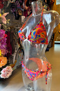 Shiwi Women’s Ruffled  Bikini - Psychedelic Multi-Color